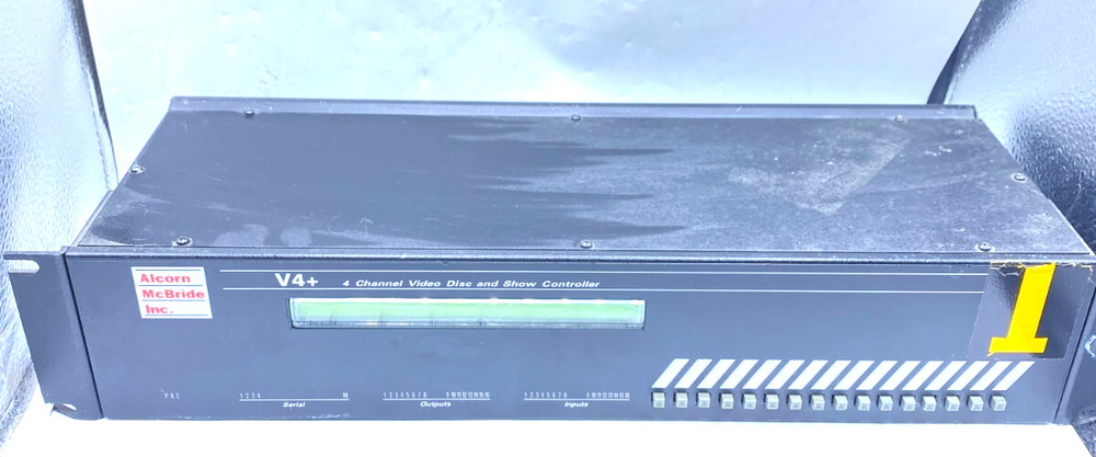 Alcorn McBride V4+ Video Disc and Show Controller 4 Channel Working