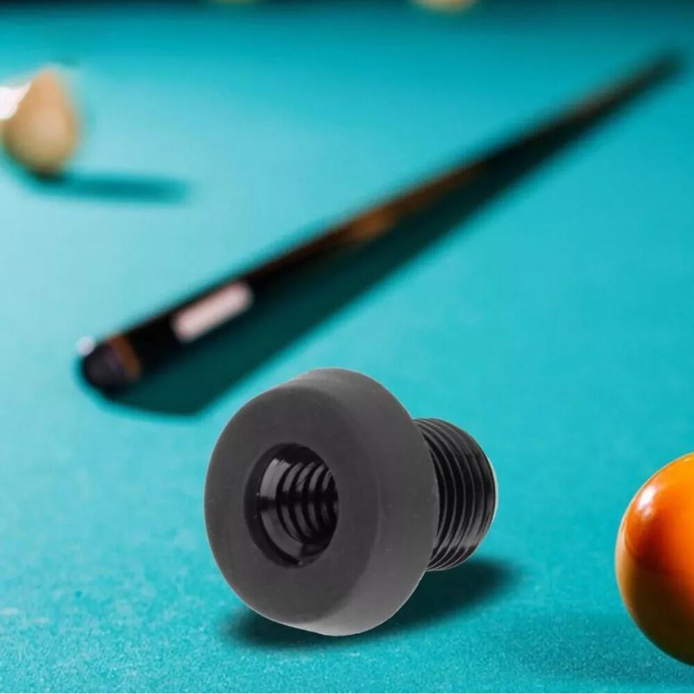 2PCS Pool Cue Back Plug Screw Bottom Bumper Protector for Universal Billiard Cue