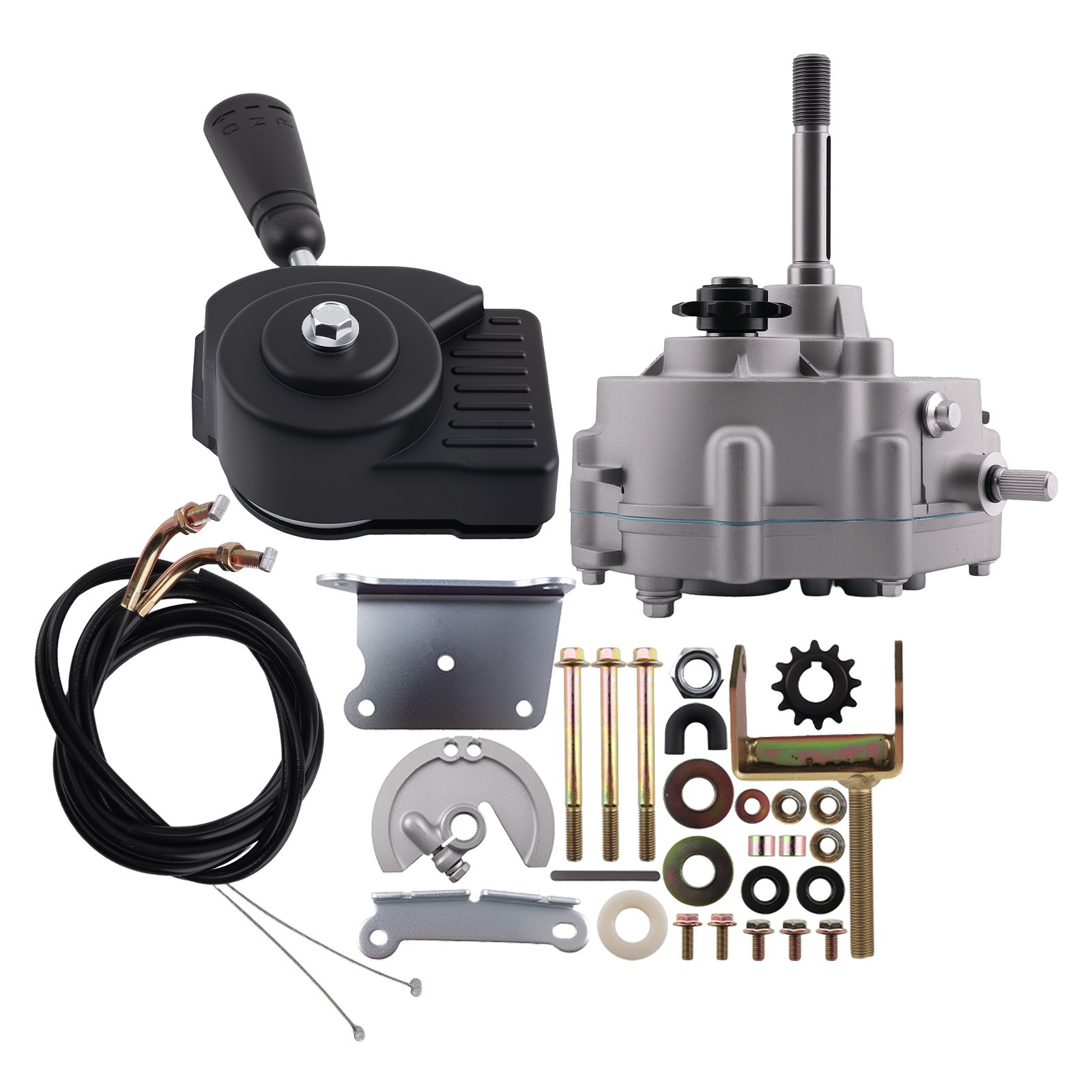 30 Series Torque Converter Go Kart Forward Reverse Gearbox Kit  -13HP Engine Set