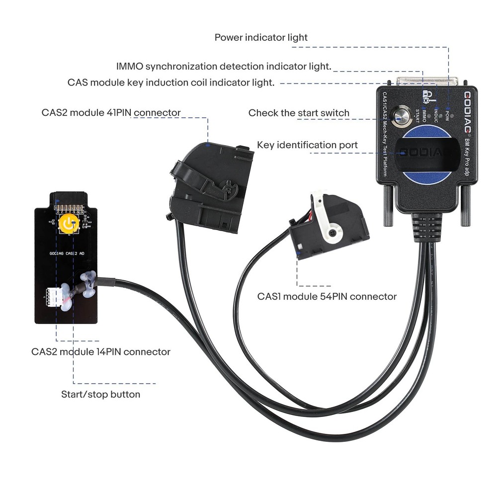 GODIAG CAS2 CAS3 SER Semi Smart Test Platform for CAS Data Read, Write & Program