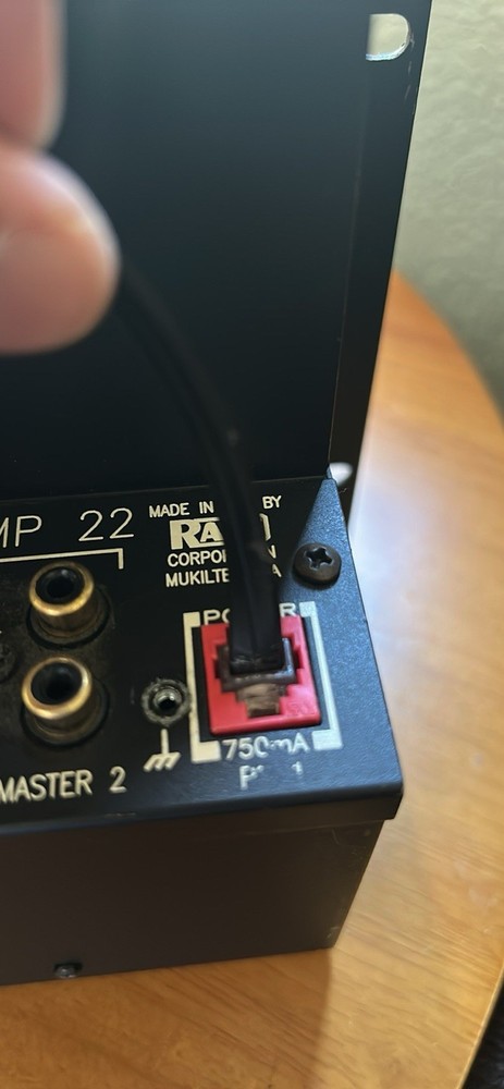 Rane MP22 DJ Mixer. Powers Up. Inputs Untested.