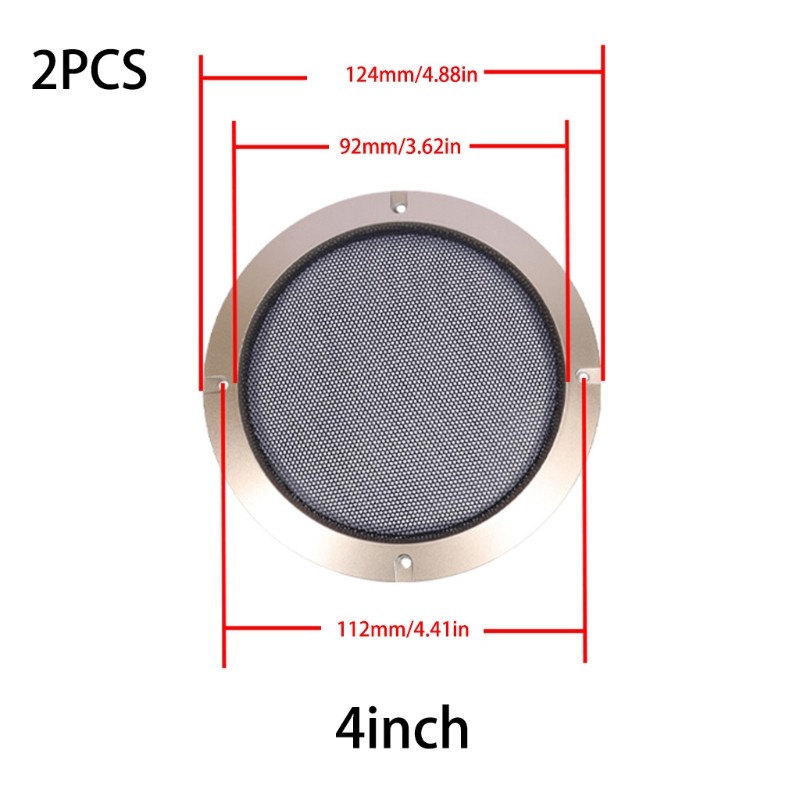 Automotive Car Speaker Grille Replacement Mesh Net Speaker Accessories