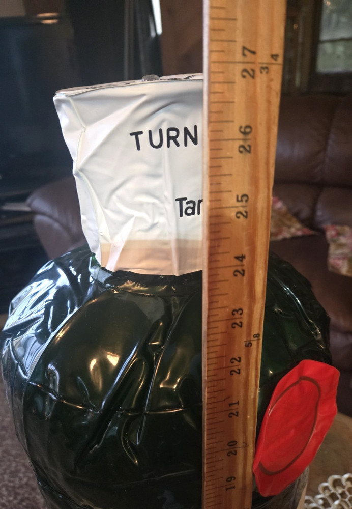 HUGE 27” Tanqueray Gin LARGE DISPLAY DUMMY BOTTLE Store Display (EMPTY)