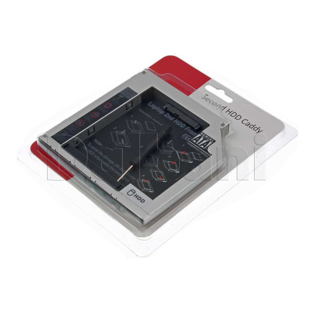 New HDD Caddy SATA Second 2.5" HDD Bay