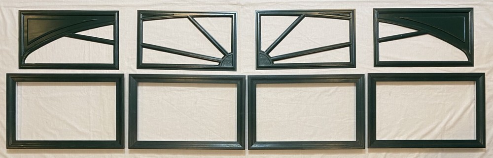 Hunter Green Amarr Garage Door Window Kit Short Panel Frame Insert Glass Options