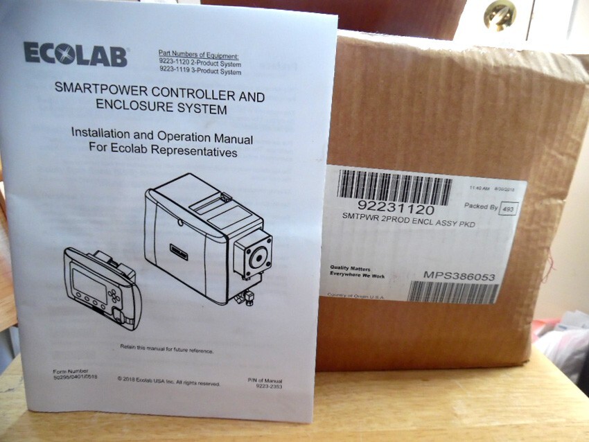 Ecolab Smartpower Controller 9223-1120 & Enclosure System 92002099