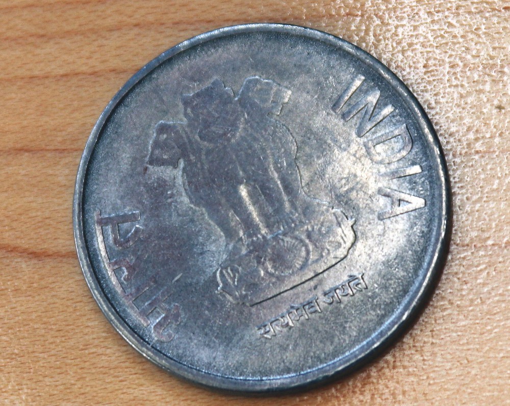 2014 India 1 Rupee Calcutta Mint