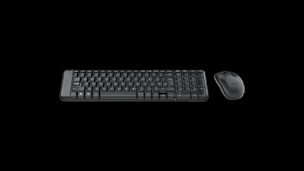 Logitech MK220 Compact Wireless Keyboard and Mouse Combo, Spanish Layout