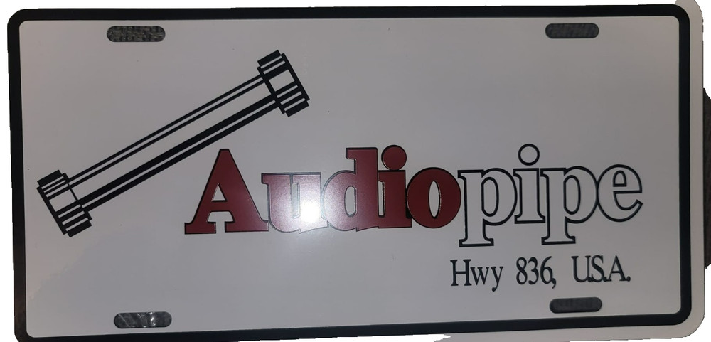 Audio Pipe car Plate