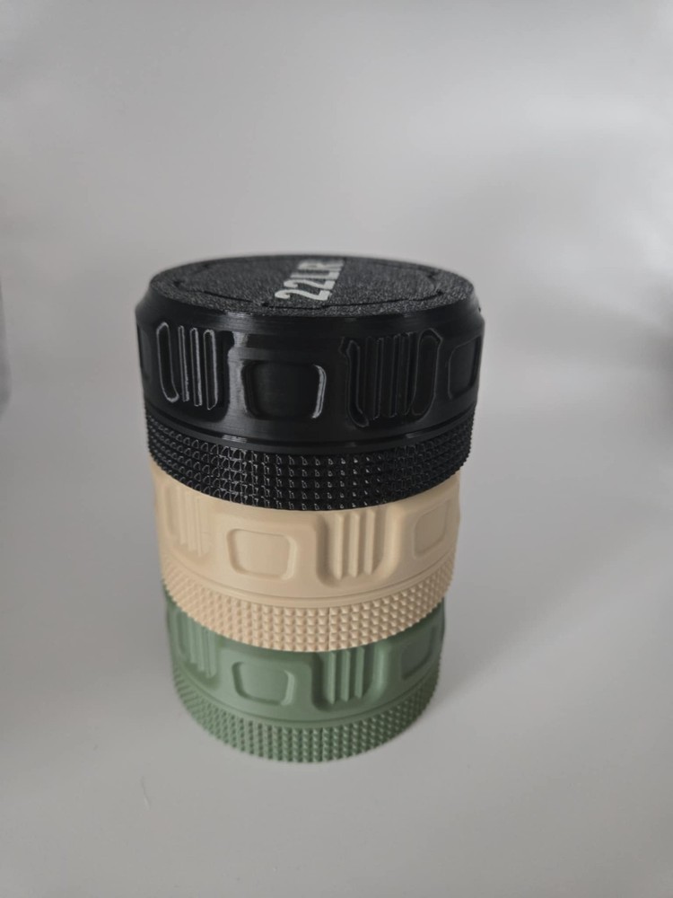 .22LR Ammo Puck – Compact, Stackable Storage for 55 Rounds
