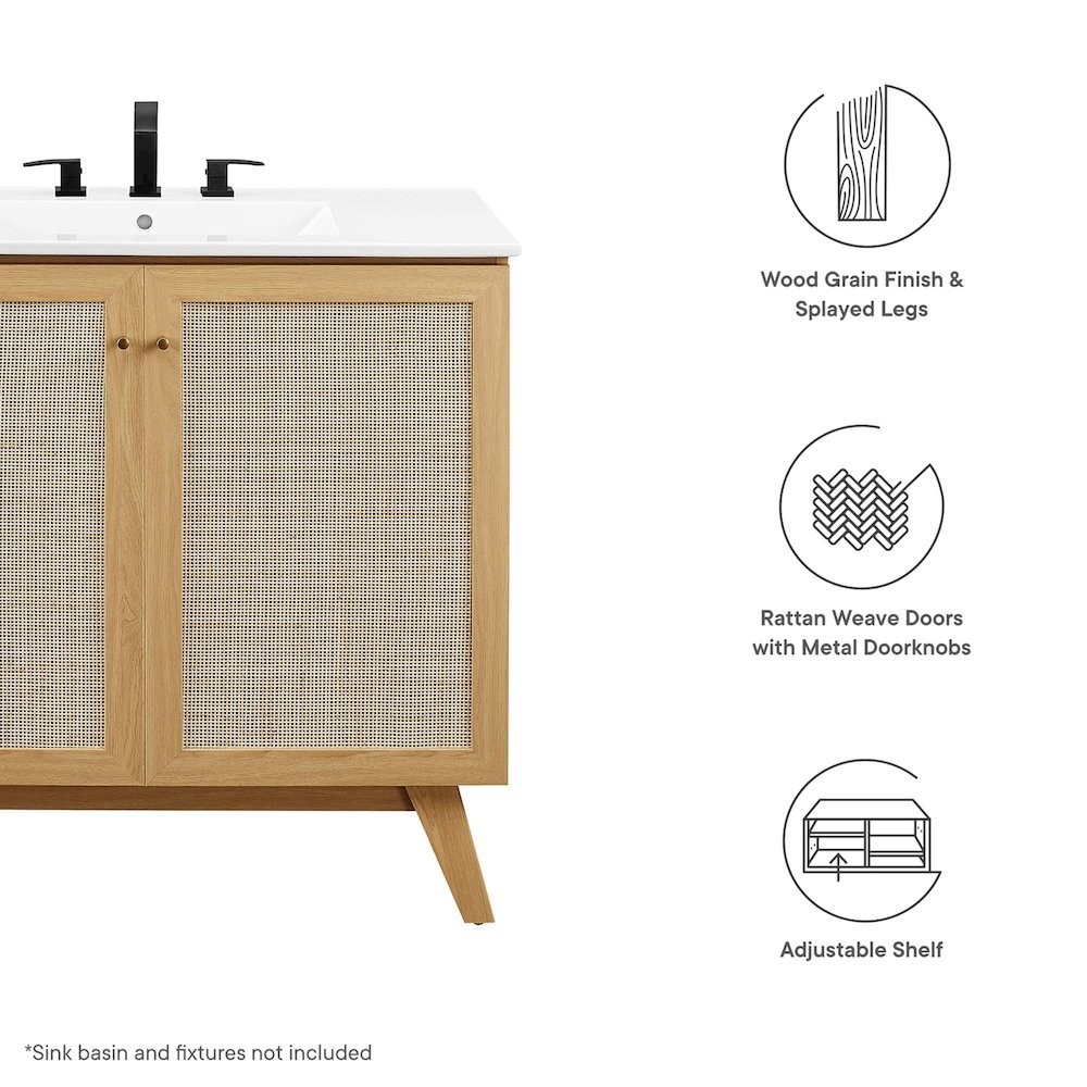 Soma 36” Bathroom Vanity Cabinet (Sink Basin Not Included)