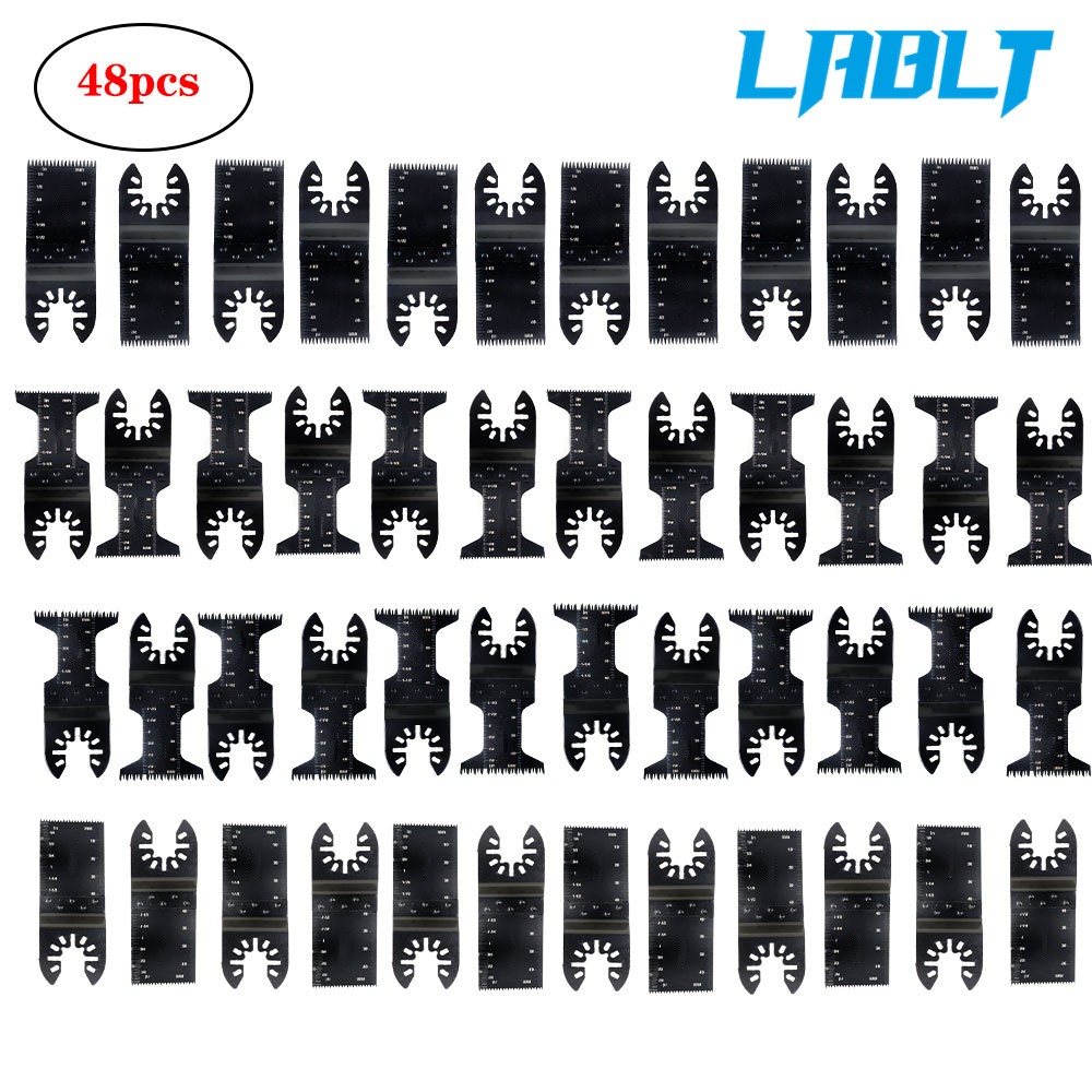 LABLT 48 Pc Oscillating Multi Tool Saw Blade For Dremel