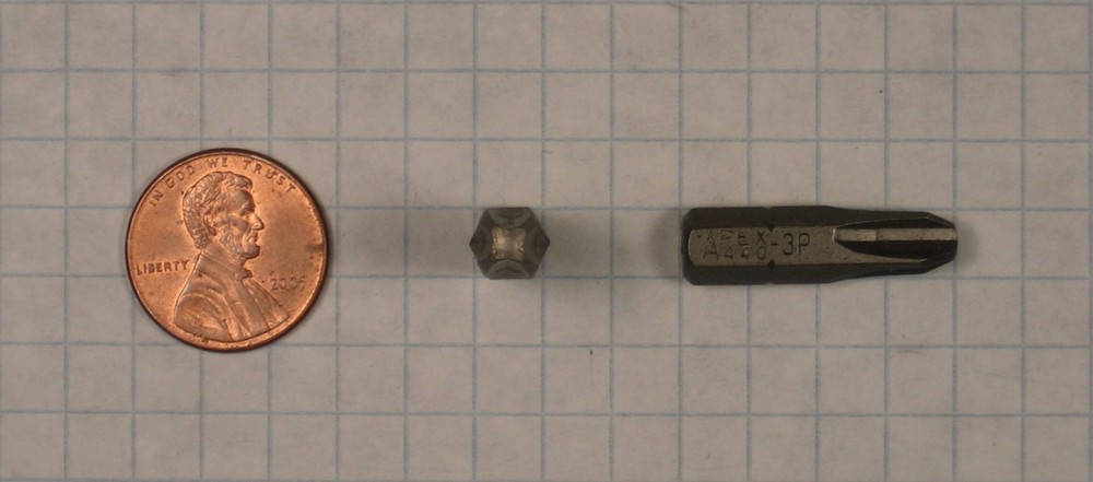 APEX #440-3*X SCREWDRIVER BITS, PHILLIPS #3 TIP, 1/4" HEX SHANK, 1" LENGTH