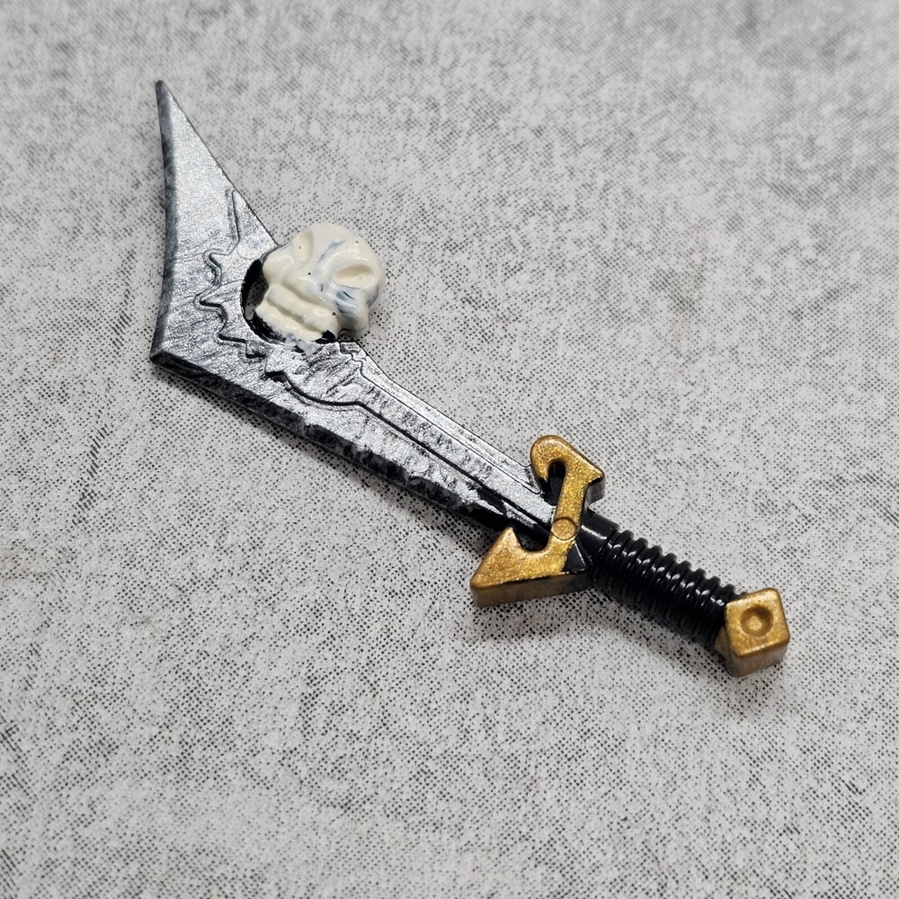 Weathered Ashbringer Orc Sword Handpainted for Blocks Minifigure DrA Warcraft