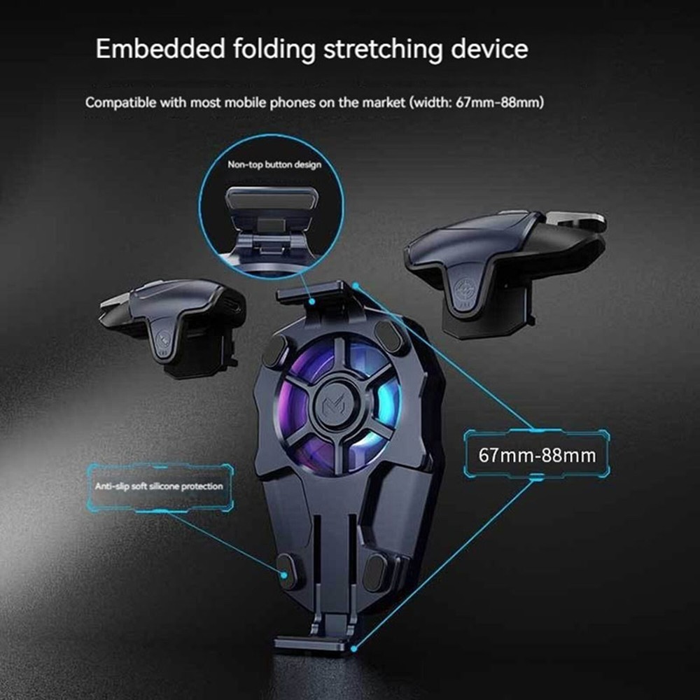 Fire Pressure Button Game Controller Radiator Integrated 3-speed Wind Adjustment