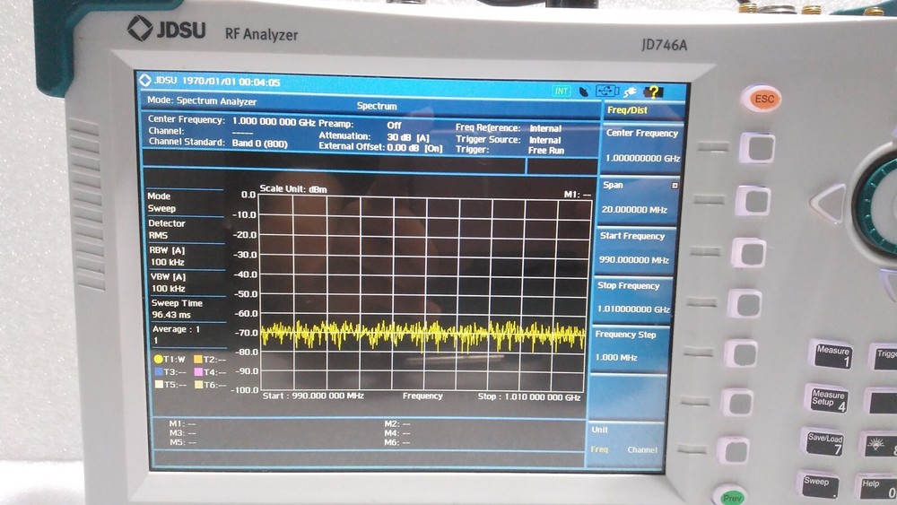 [Used] JDSU / JD746A / RF Analyzer, No AC Adapter