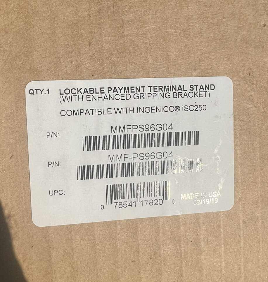 POS Secured Payment Terminal Stand MMFPS96G04