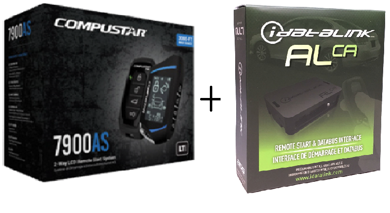 Compustar CS7900AS All-In-One 2-Way Remote Start+Alarm Bundle & ADS-AL-CA BYPASS