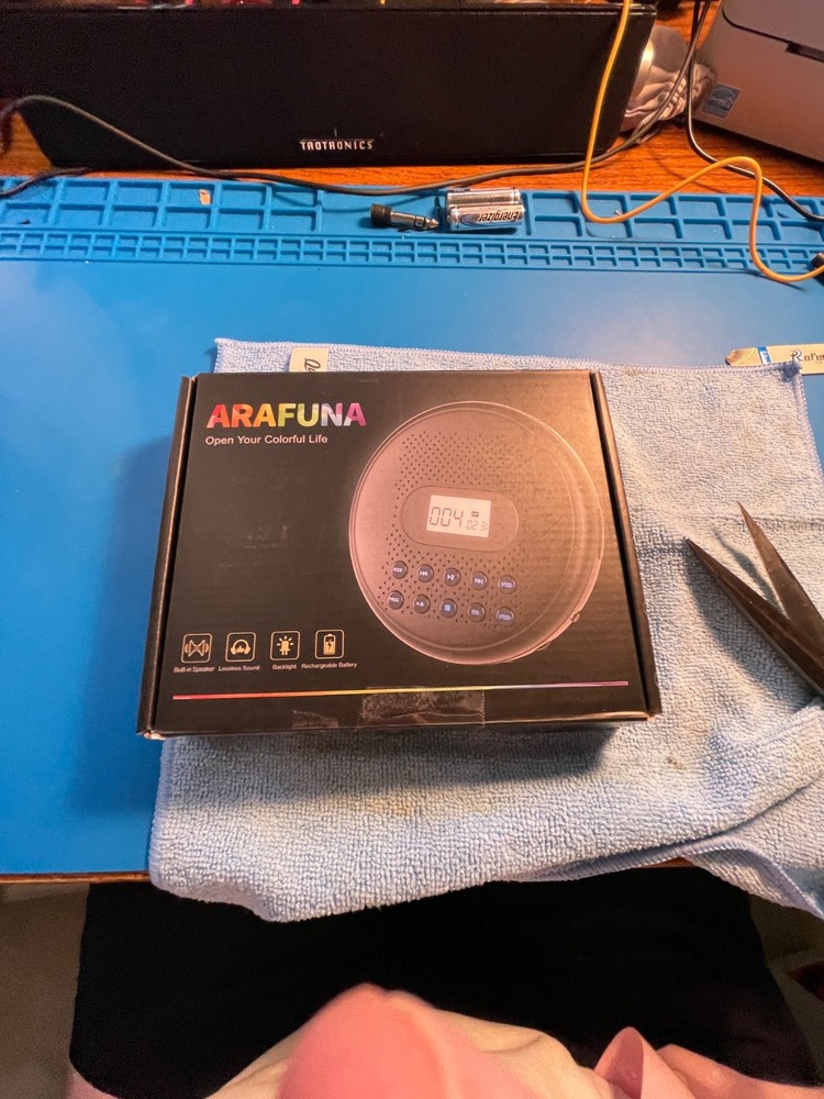 NEW OLD STOCK, ARAFUNA CD Player, In Original Packaging, Tested, Working