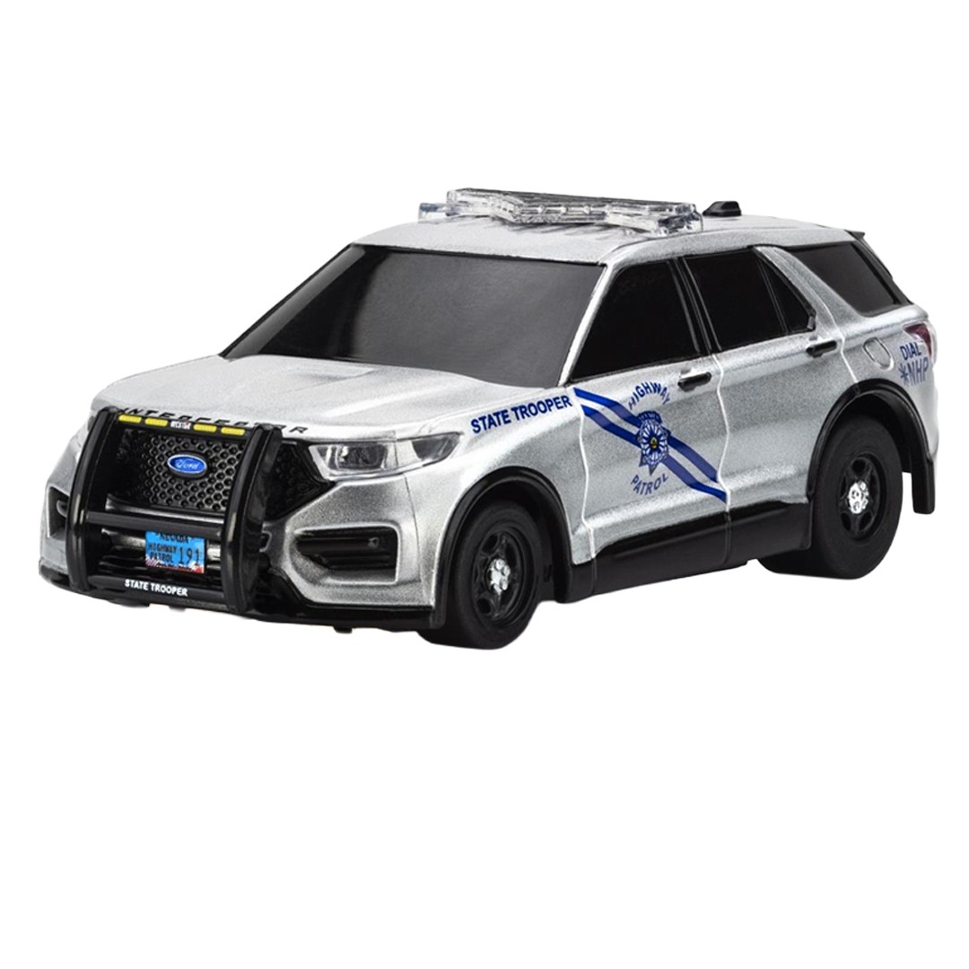 AFX Racing 22105 Police Interceptor Mega G+ w/ Drive Lights HO Slot Car