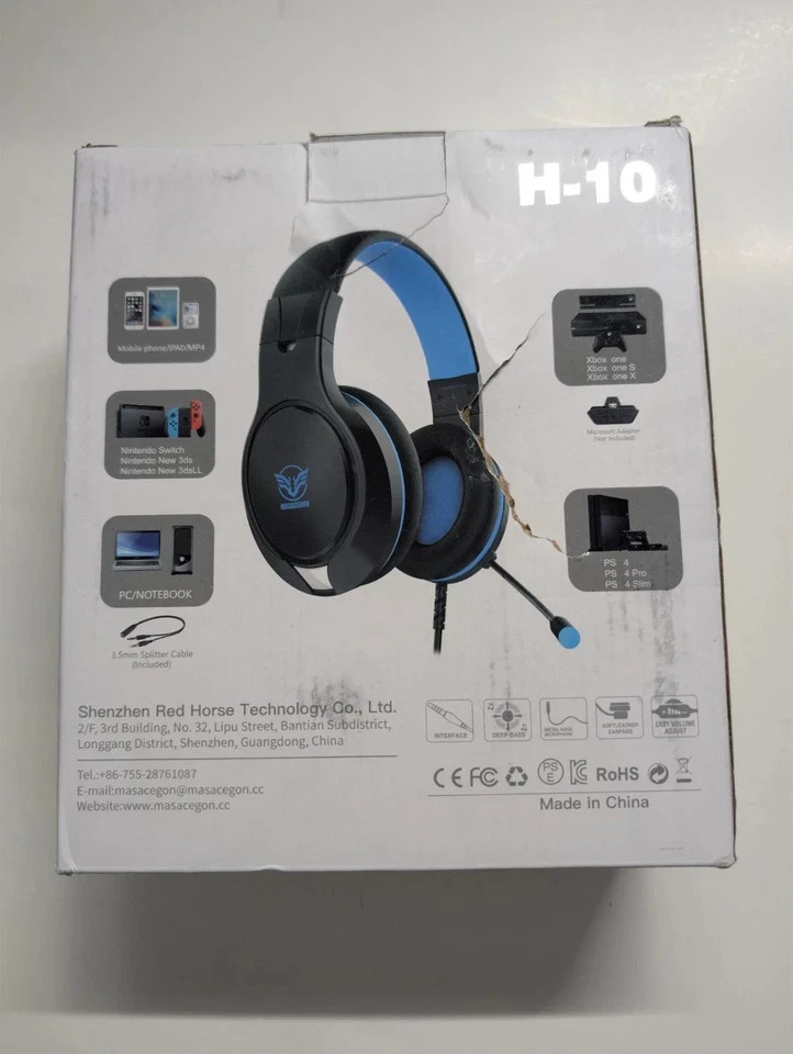 Masacegon H-10 Gaming Headset, Green