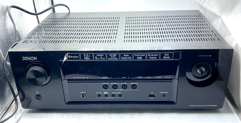 Denon AV Surround Receiver AVR-S500BT Working READ Please