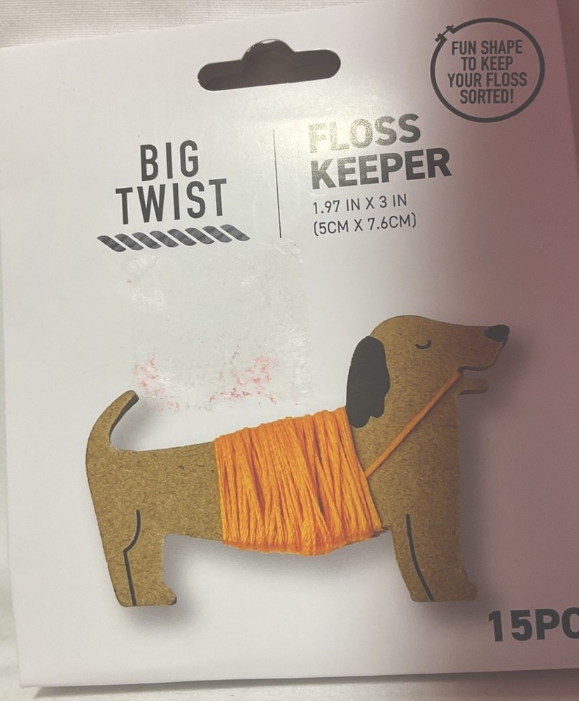 Big Twist Dog Floss Keeper 15 Pieces