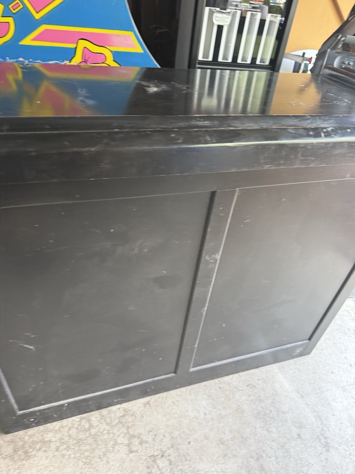 Premium Solid Wood Home Dry Bar with Ample Storage - Black Used 60"