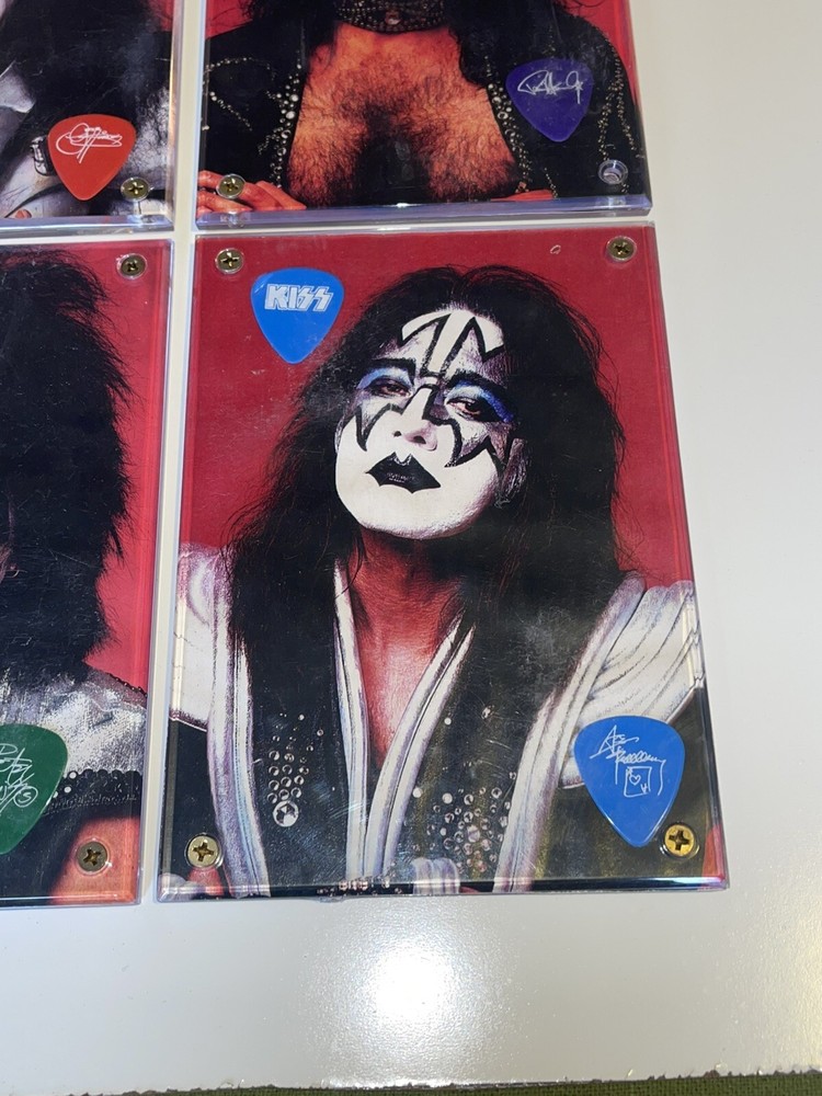RARE Gene, Peter, Ace, Paul Limited Numbered Online Oversized Card Guitar Picks