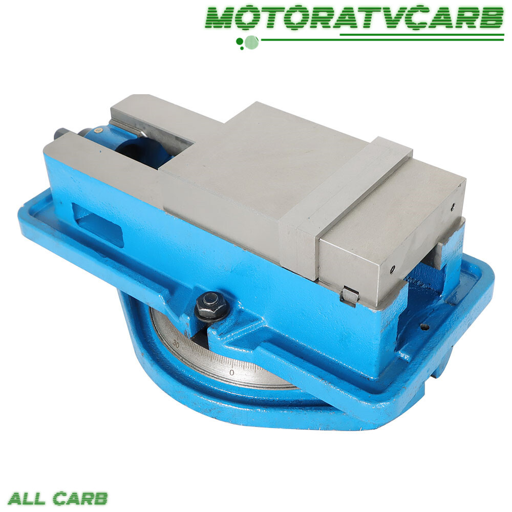 ALL-CARB 4" Lockdown Vise Precision Milling Machine Bench Clamp Vice With Base