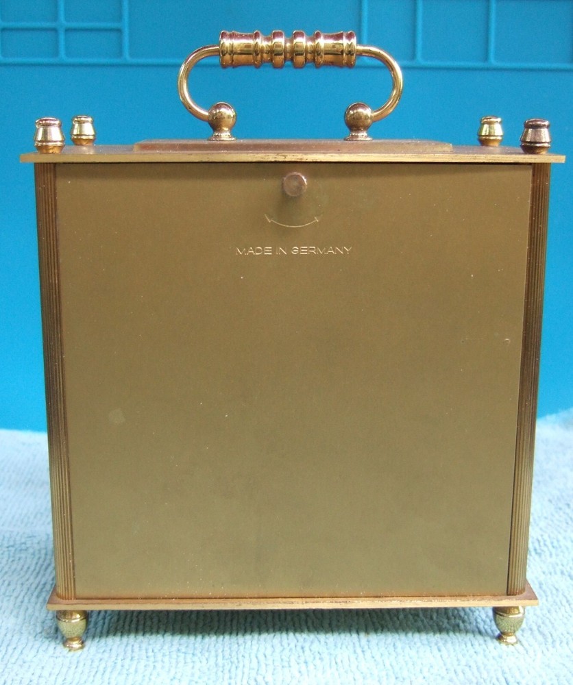RARE Vintage Junghans RESONIC Brass Mantle Clock!