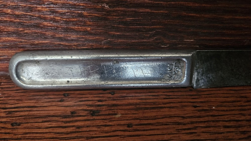 Original WWI US LF&C Mess Kit Knife WW1 1917 Dated