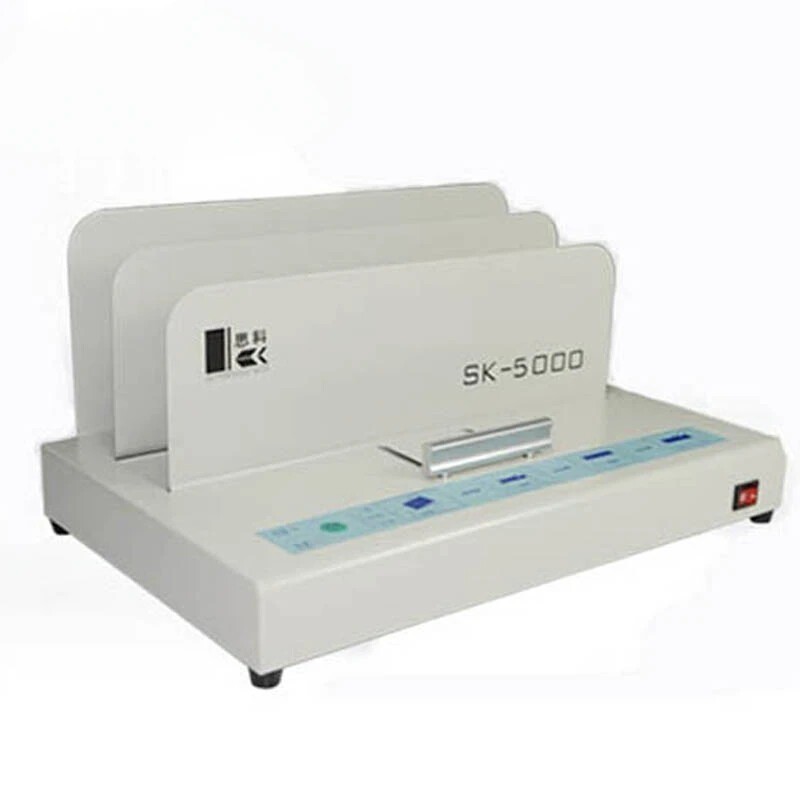 Hot Glue Binding Machine Desktop Electric Metal Bookbinding Machine 1pc