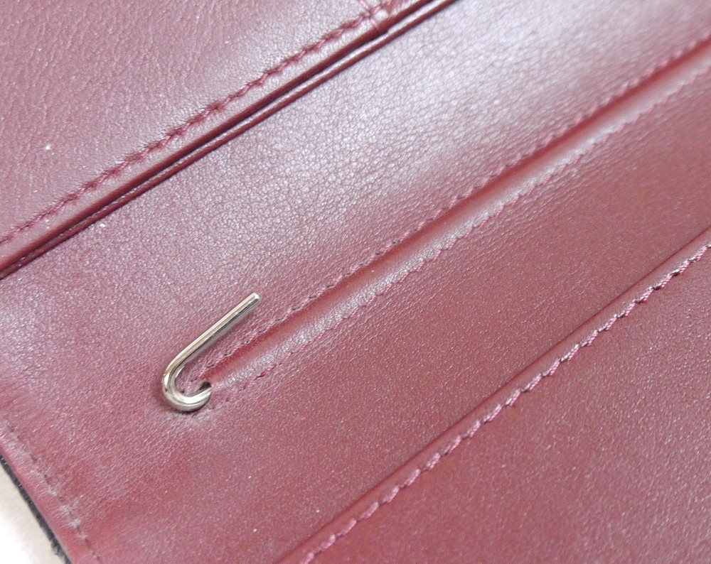 Authentic CHANEL A5 notebook cover Leather #1076
