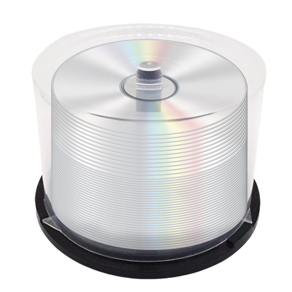 Empty CD DVD Blu-Ray Spindle Cake Box Storage Container Hold 50 Discs Cakebox