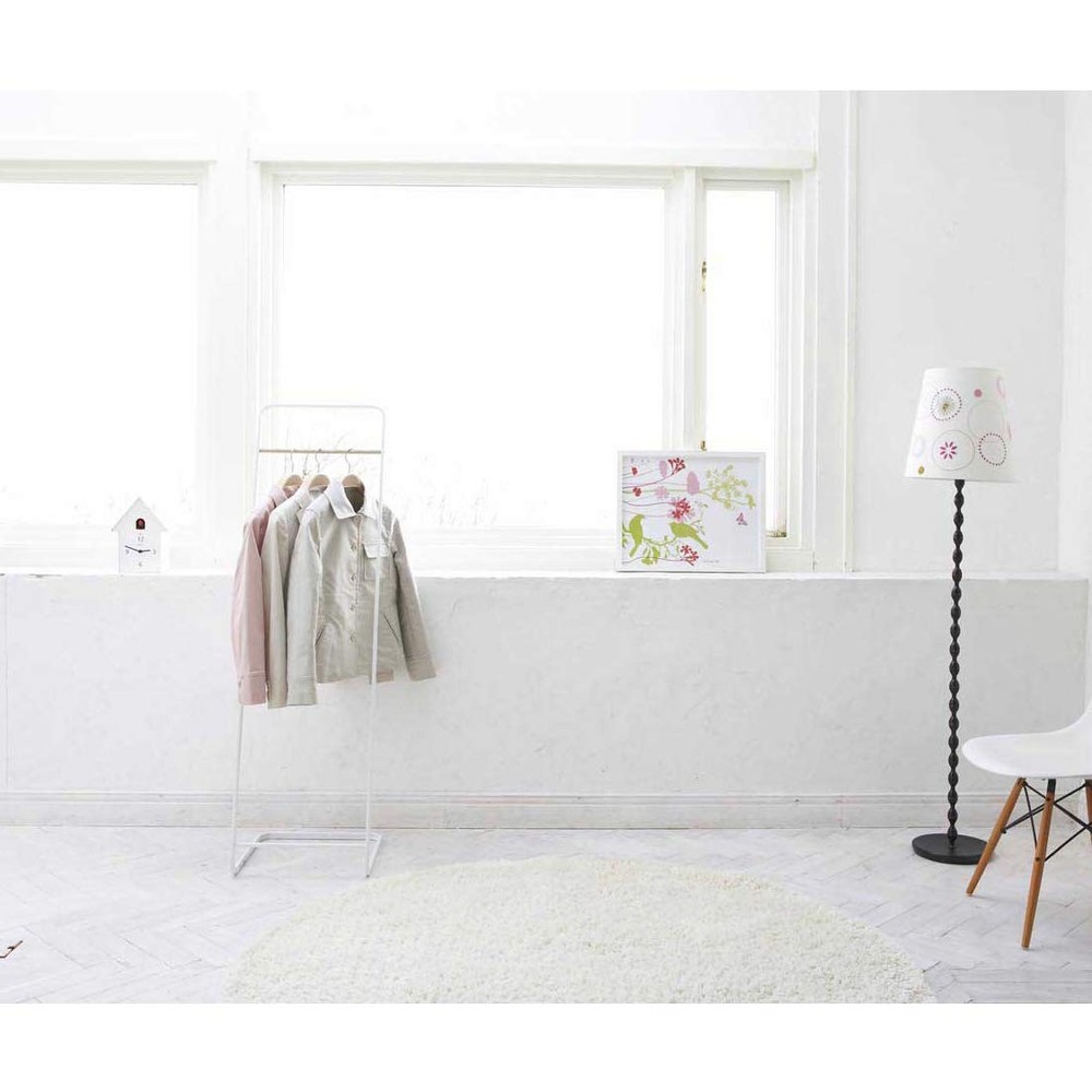 tower coat hanger tower white