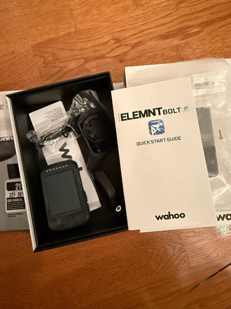 Wahoo ELEMNT BOLT GPS Bike Computer - Black NEW in Box