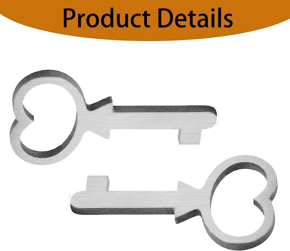 2 Pack Cedar Box Key for Lane Mini Keepsake & Jewelry Boxes Replacement Key