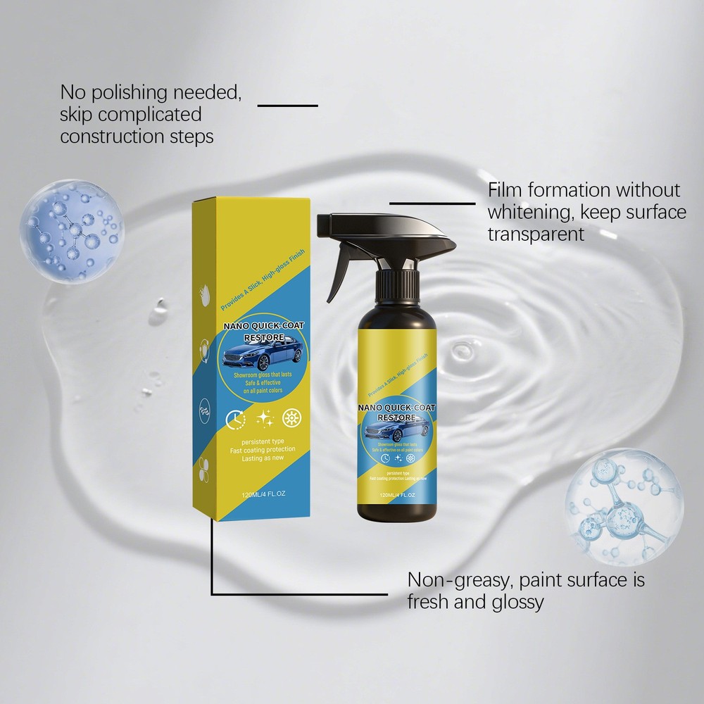 Nano Quick Coat Restore, 2026 Advanced Automobile Quick-Acting Coating Agent