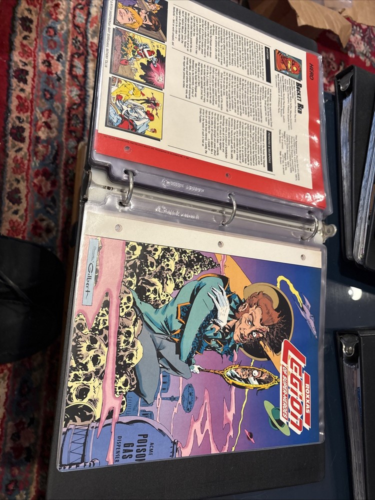 Comic Book Bio Binder