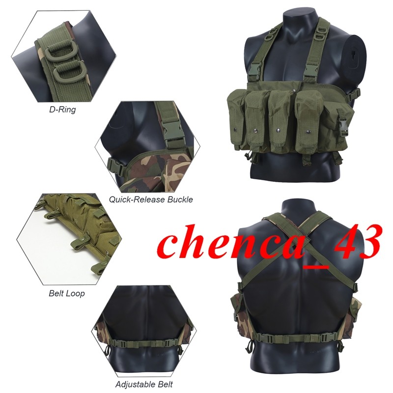 New in US!!! Russian Special Forces 6b13 Tactical Vest Chest Rig AK Chest Armor