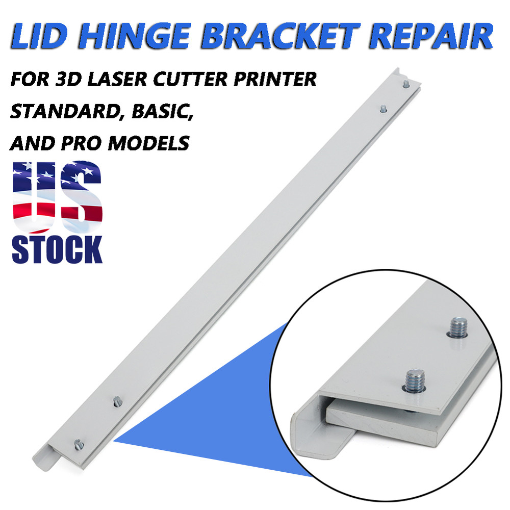 Aluminum Alloy LID Hinge Repair Bracket For Glowforge Standard, Basic, Pro model