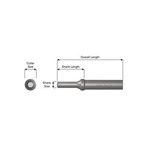 3/16" Brazier Head Rivet Set A1620 AJAX TOOLS Rivet Accessories