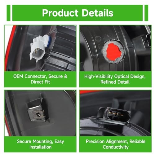 Rear Left Tail Light Assembly Replacement for R-a-m 2009-2018 Driver Side