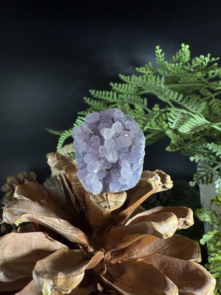 Grape Agate Ring Jewelry, Unique handmade crystal ring，Adjustable Ring