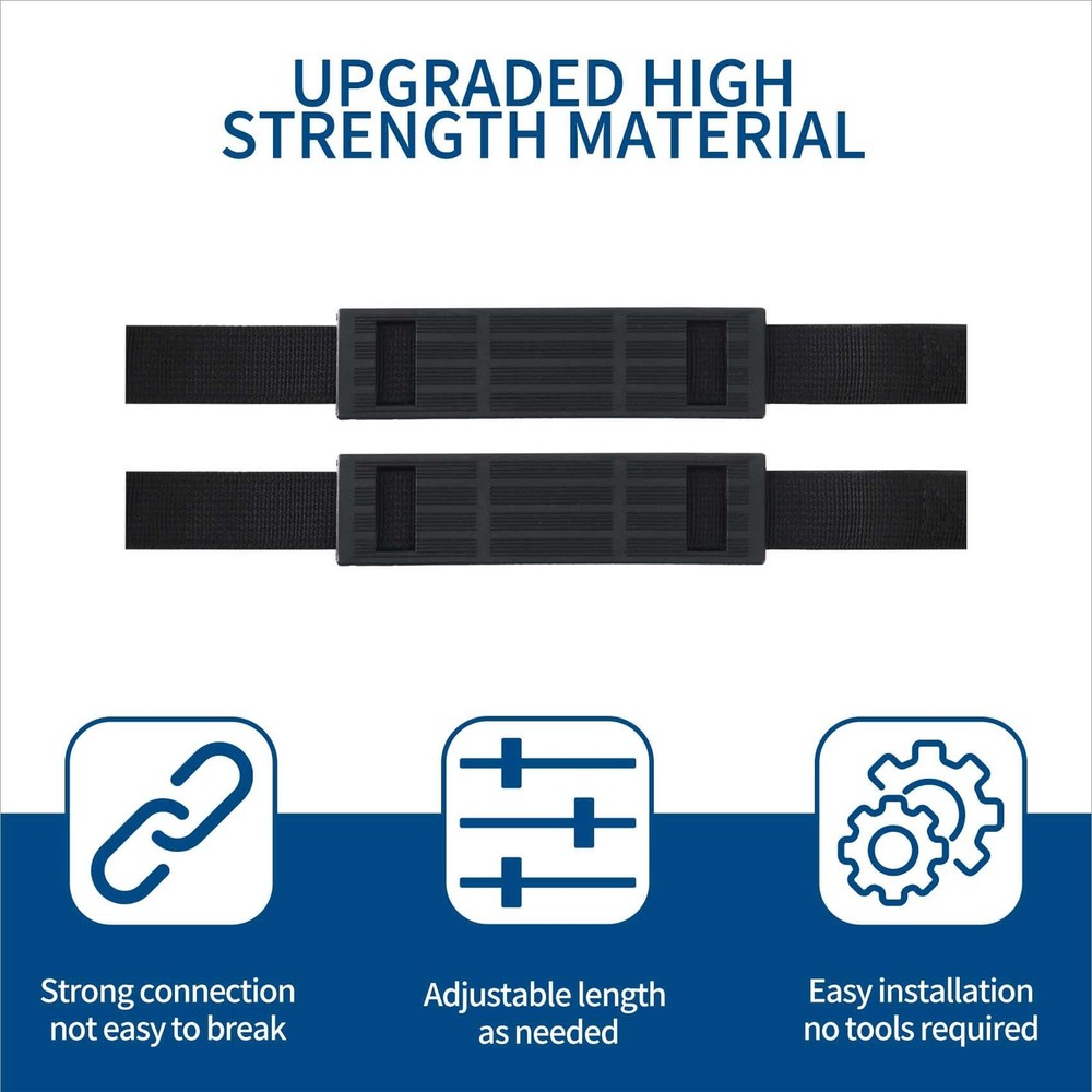 2 Pcs Adjustable Hoverboard Seat Attachment Straps with 2 Pcs Strap Protectors