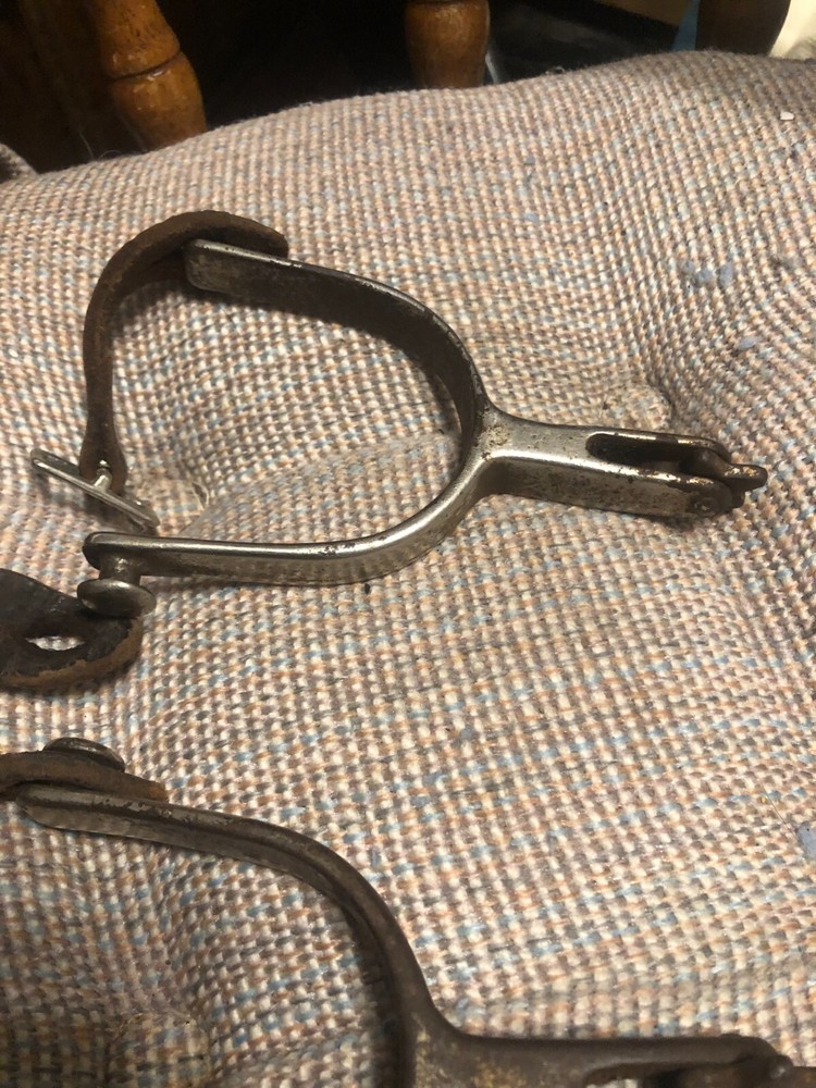 Western cowboy spurs used