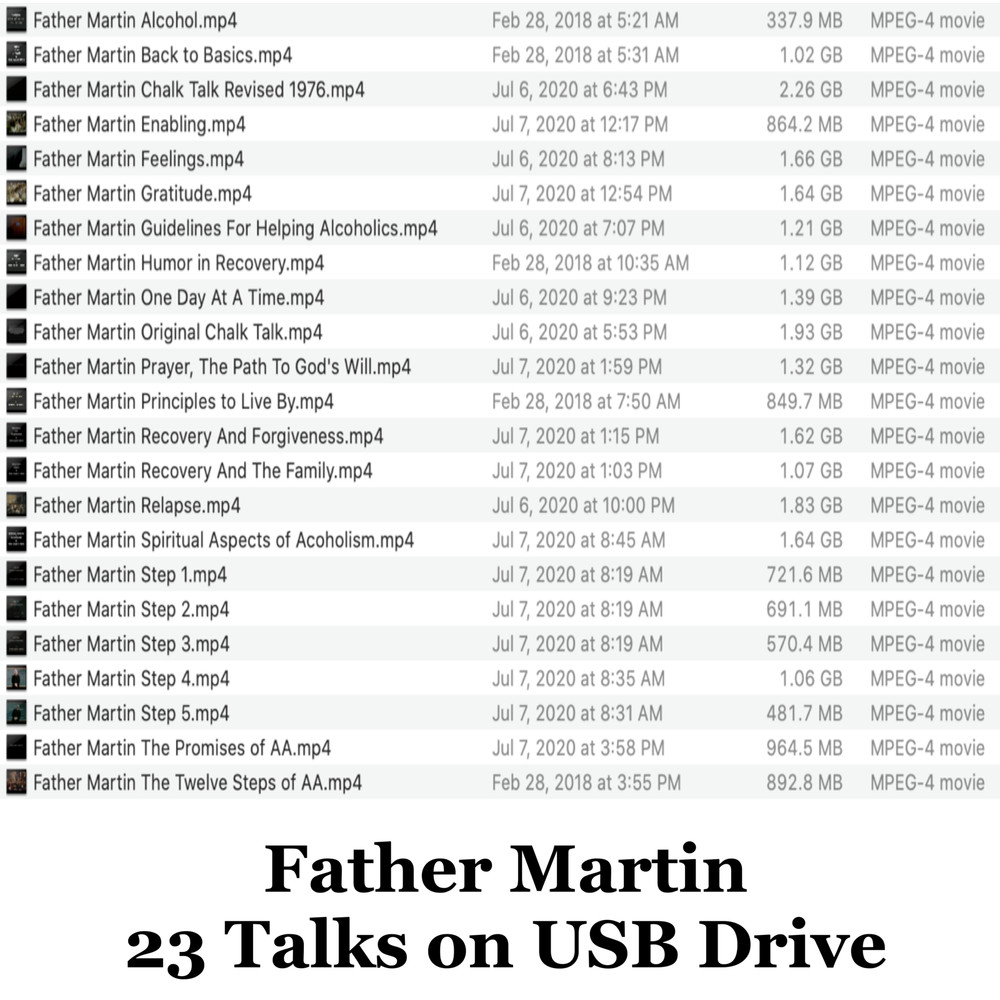 Father Martin 23 Talks on USB