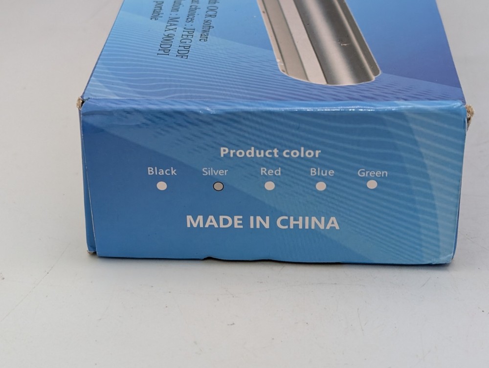 Sinmark Wand Portable Scanner Compact PS-U1 New * Open Box