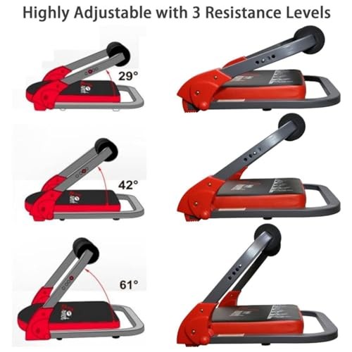 Ab Machine Ab Workout Equipment Sit Up Machine & Exercise Equipment Ab Red